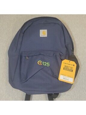 Carhartt 16L Classic Backpack Blue Canvas Fits 15" Laptop Padded Rain Defender